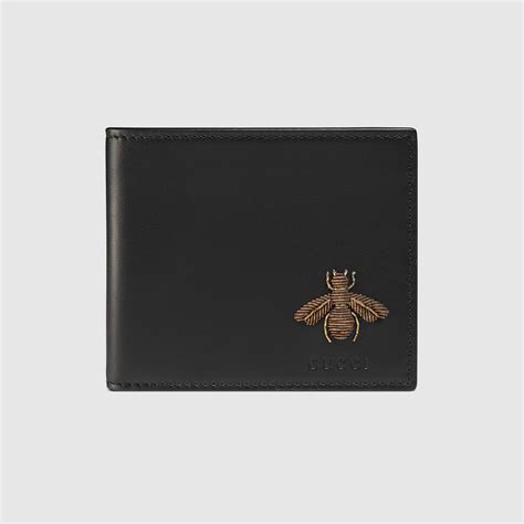 gucci bee wallet mens|Gucci bi folding wallet.